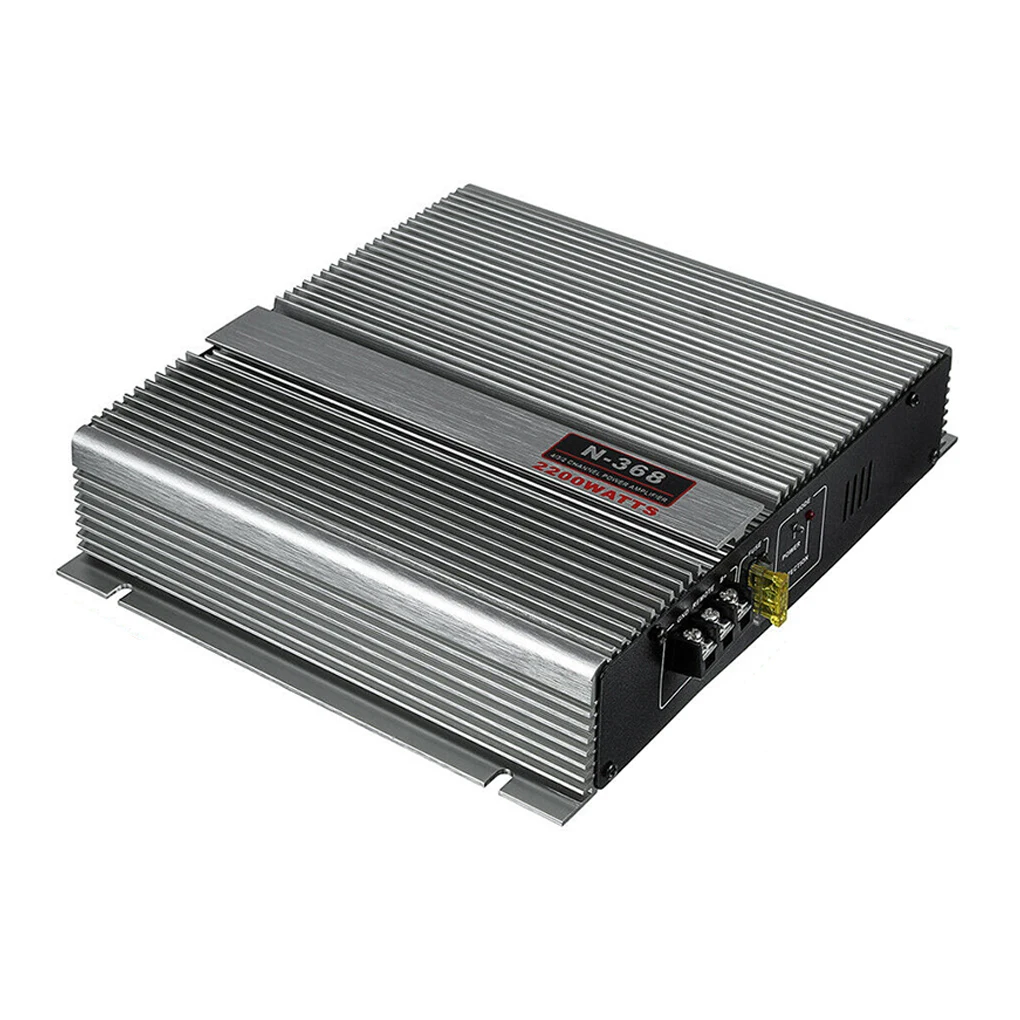 

2000W 2 Channel Car Amplifier Aluminum Alloy Stereo Power Amp Audio Sub Woofer Car-mounted Sound Adjustable Amplifiers