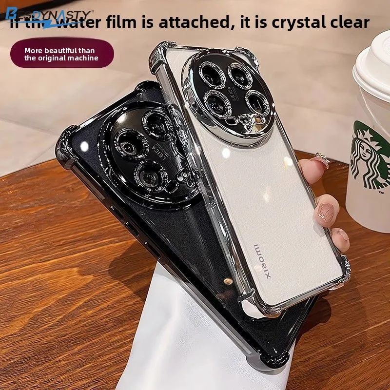 Electroplating Transparent Shockproof Case with Built-in Lens Film