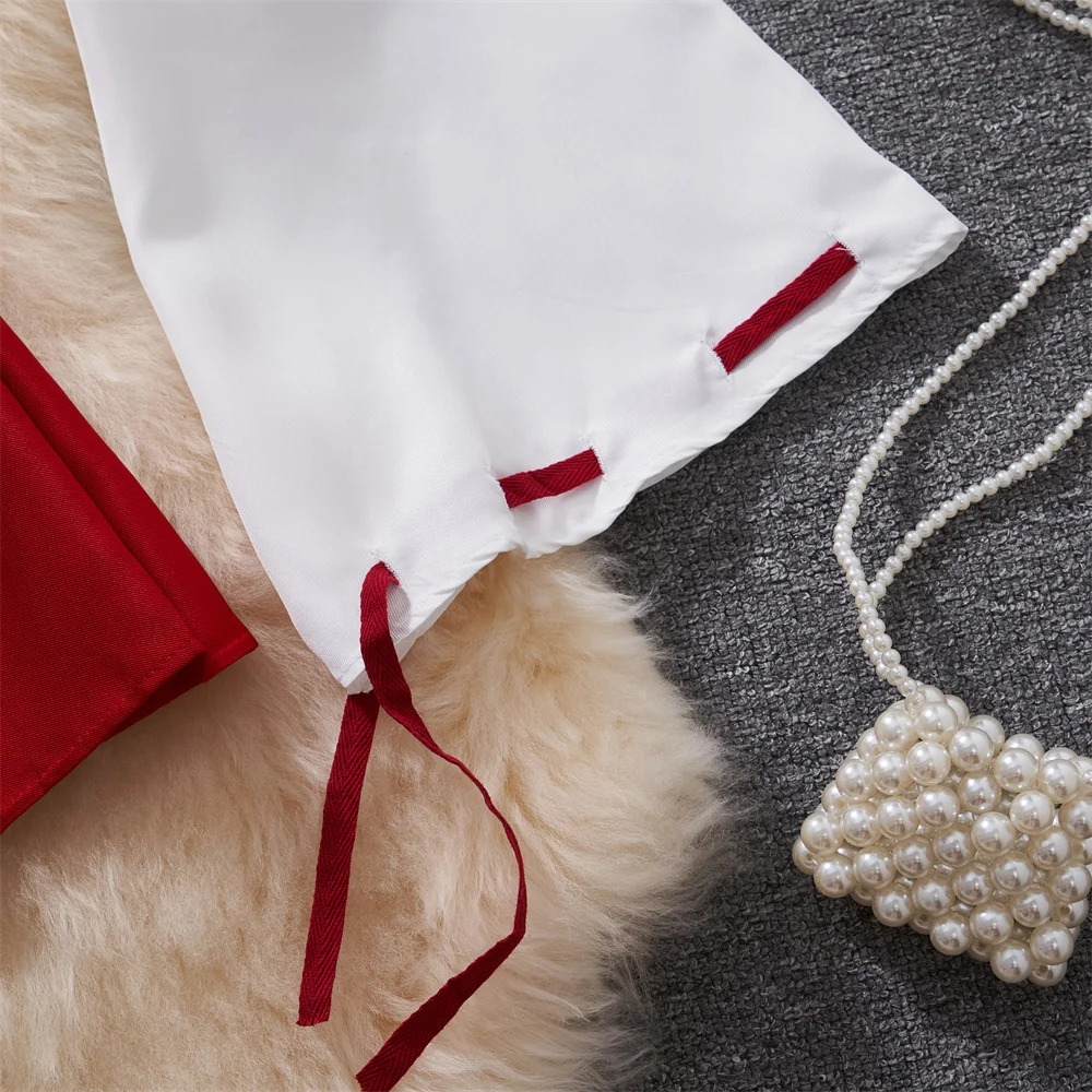 Japan Hotsweet Women's Sleepwear Set Strapless Cut Petal Sleeve Crop Top With Lace Up Pleat Mini Skirt Sexy Erotic Lingerie Set