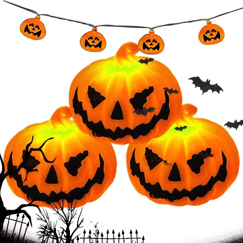 

Halloween Pumpkin Lights Pumpkin Lantern Plastic Halloween Led Pumpkin Lamp Flashing Ghost Lighting Porch With A Spooky Glow