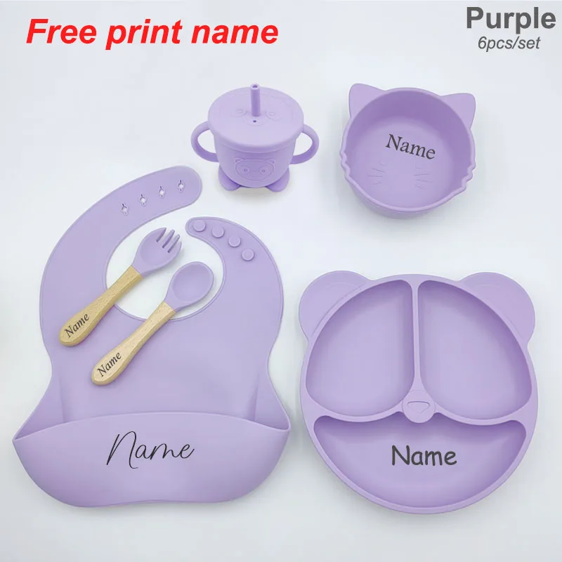 Purple 6 Pcs