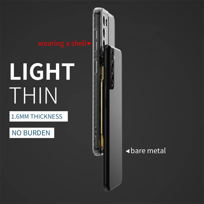 Soft Card Slot Holder Phone Case with Clear Protection Cover