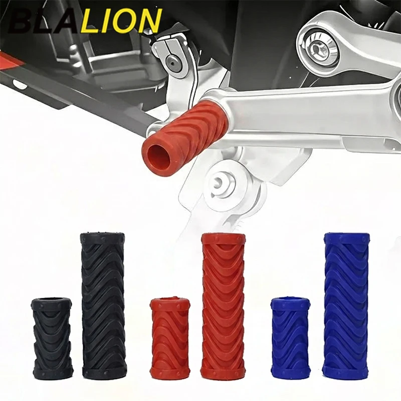 BLALION 2Pcs Universal Motorcycle Gear Shift Rubber Starter Kit Anti Slip Shifter Lever Foot Pad Pedal for Motorcycle Accessorie