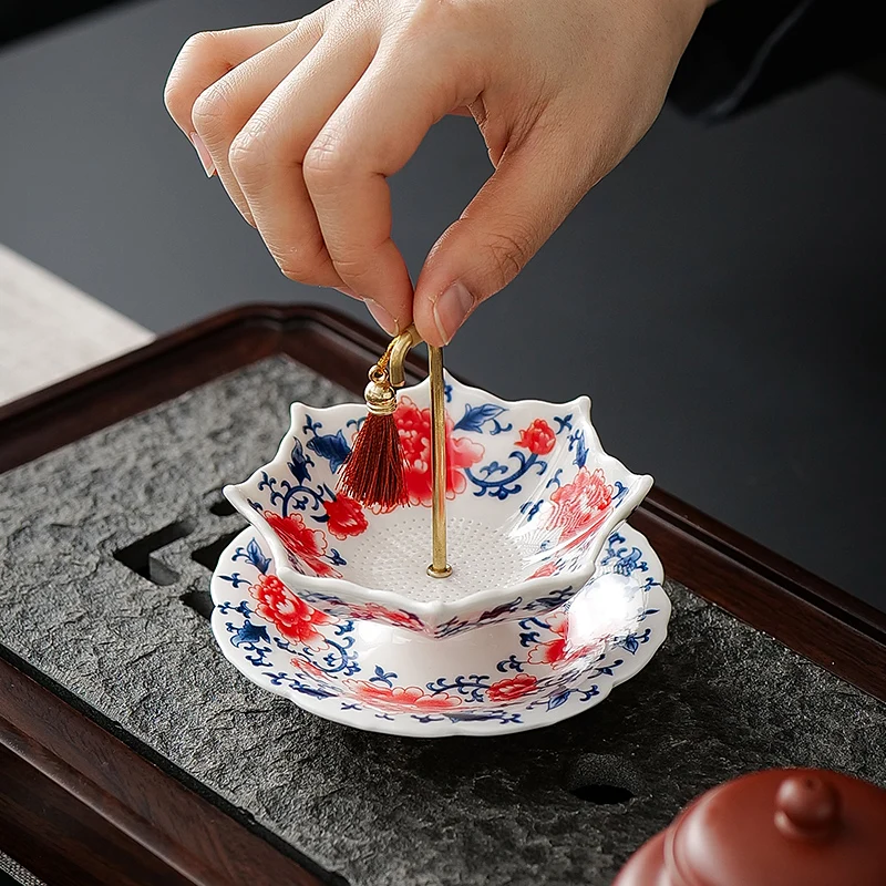 tea infuser tea strainer tea filter China Umbrella Tea Strainers Tea Infusers Ceramic Filter Screen Teas Ceremony Accessories Teas Table Decorations Ornaments