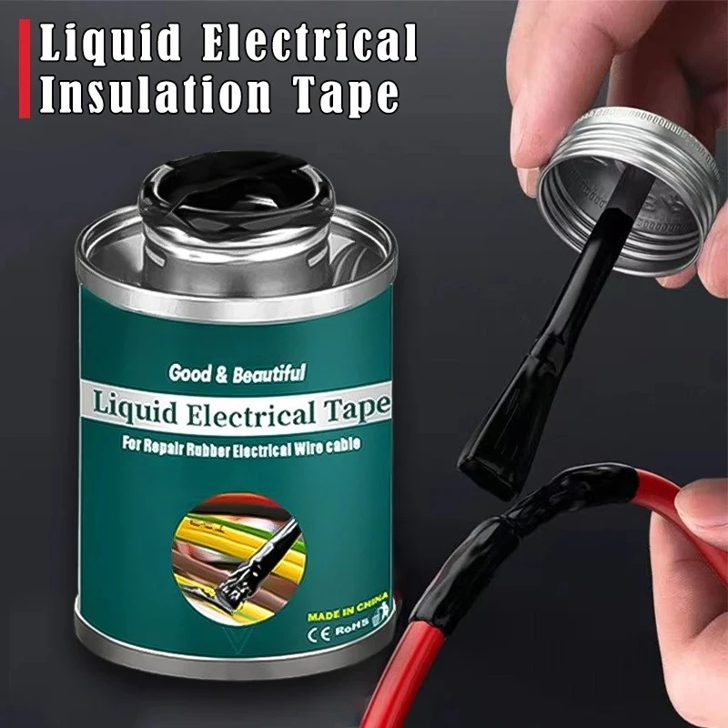 Liquid Electrical Tape Waterproof Insulation Paste Quick-Drying Home Use Wire Cable Coat Repair Glue