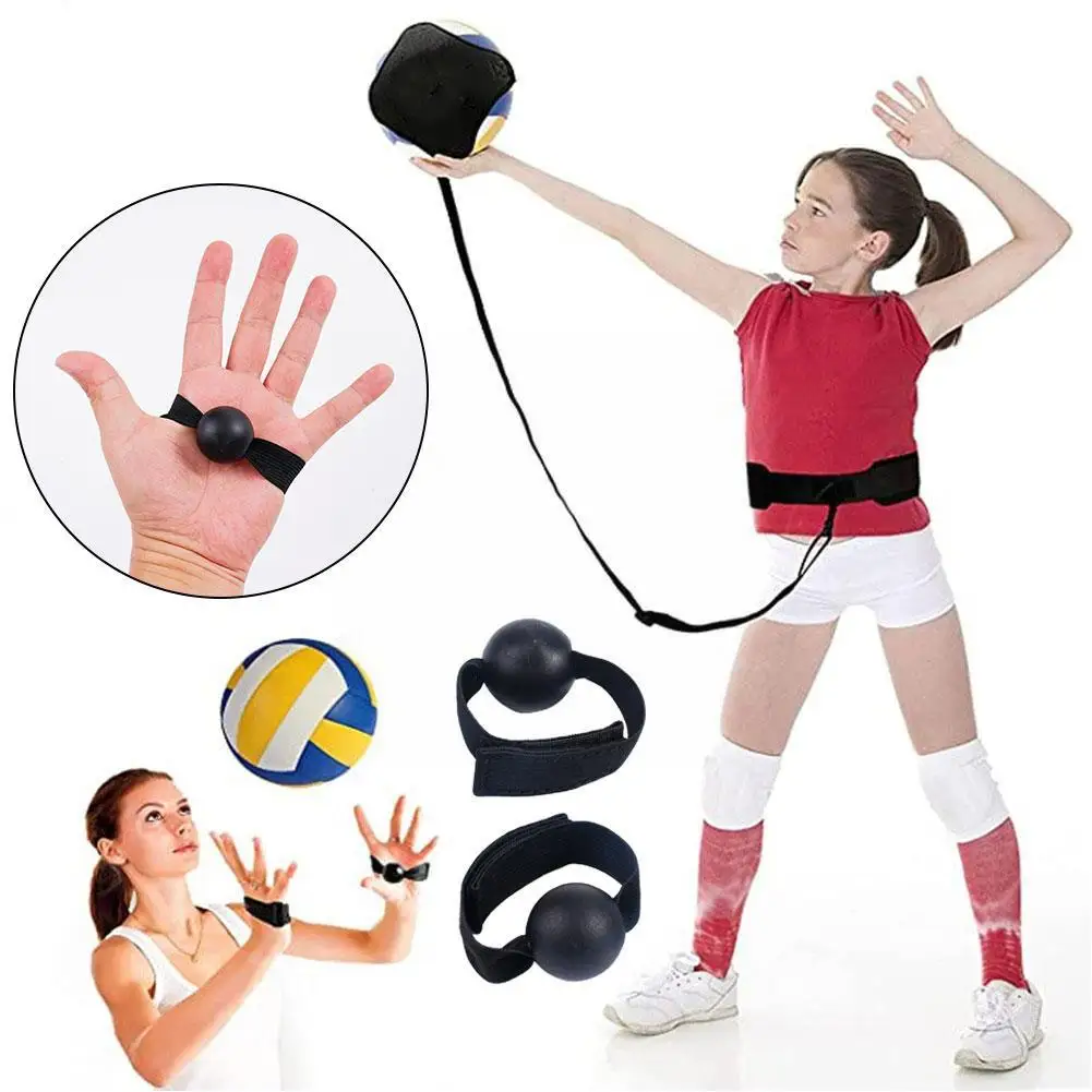 Обучающее оборудование для волейбола, тренировочный тренажер с регулируемым ремнем для сервировки, мяч для возврата P1I9