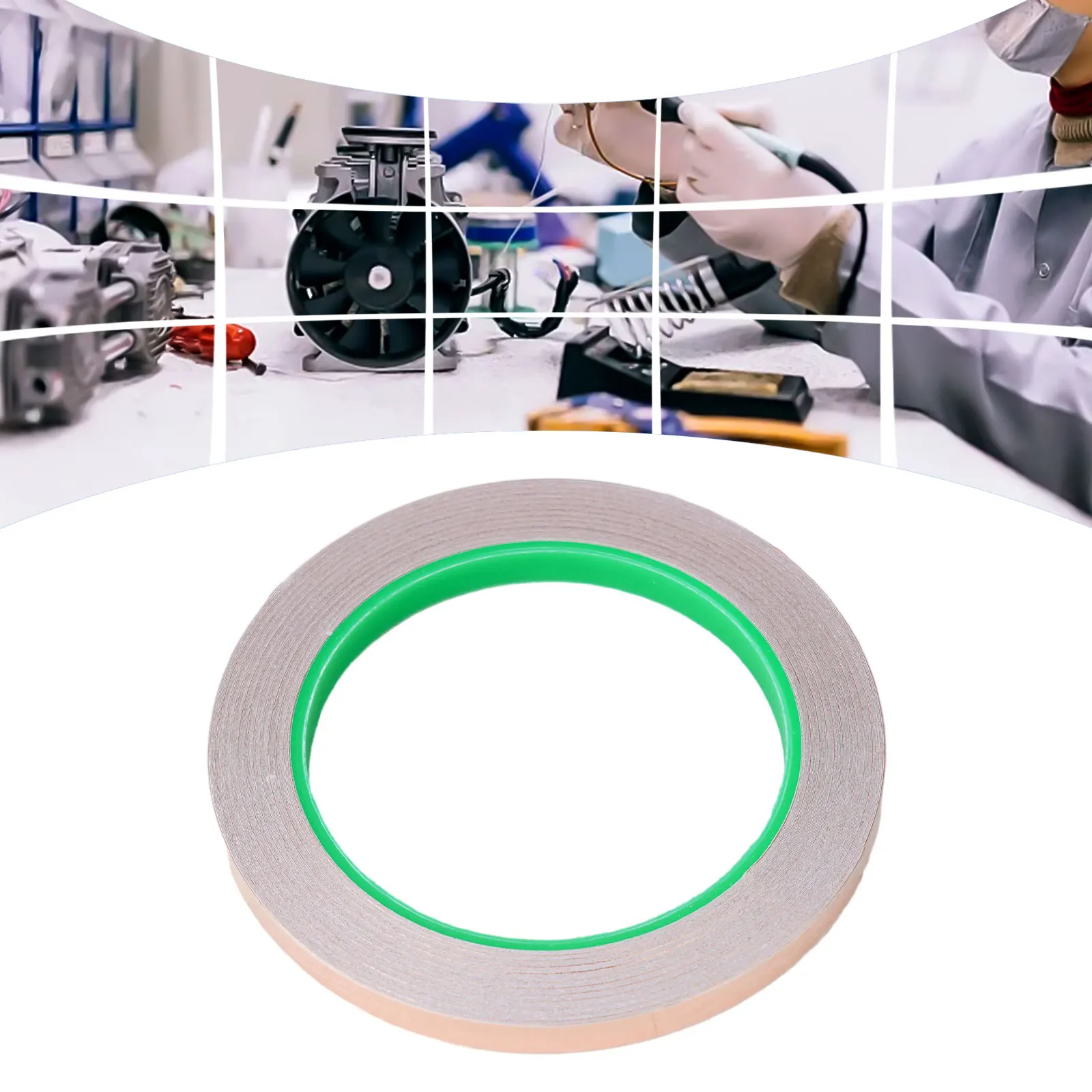 

Protect and Repair Your Electronics with Double Conductive Copper Foil Tape Good Electrical Conductivity and Anti Aging