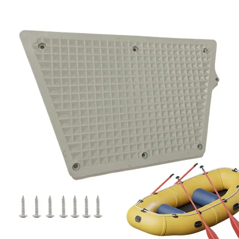 

Transom Plate Outboard Engine Mounting Plate Rust Resistant Grid Design Trapezoidal Outboard Mounting Engine Bracket For Kayaks