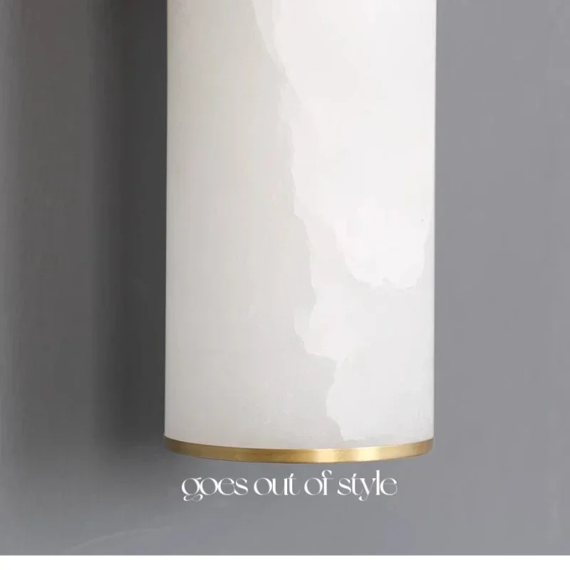 Modern home LED wall lamp room Living room bedroom bed decoration wall lamp study art designer retro marble