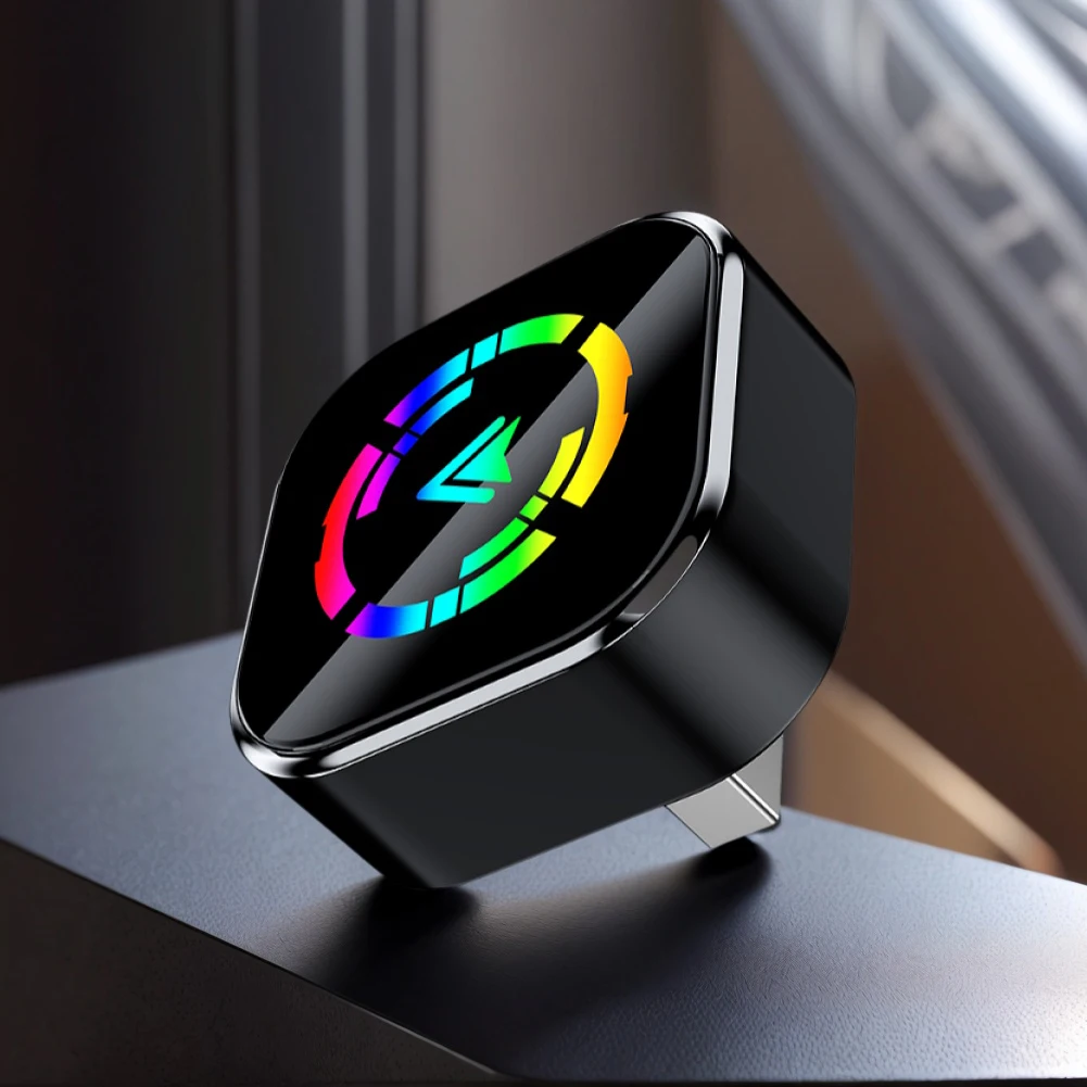 2 In1 AI Smart Box Wired To Wireless Car Intelligent Systems Smart Mini Adapter Box for Cars with OEM Wired CarPlay Android Auto 5