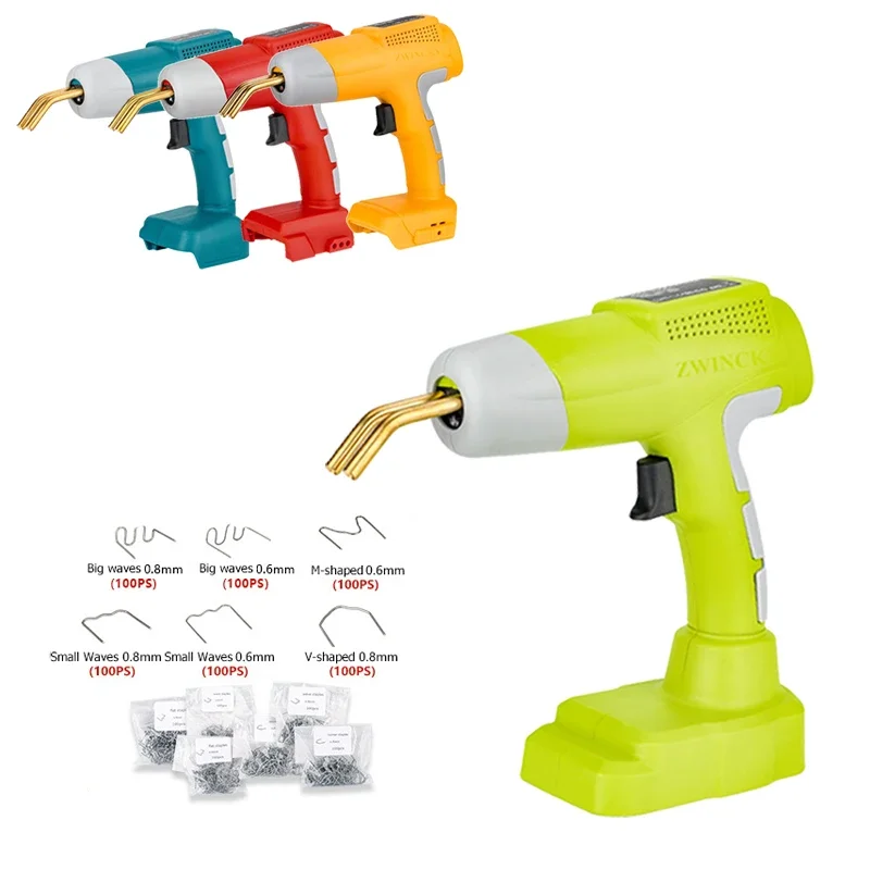 Kit Di Saldatura In Plastica Cordless Faro A Led 600 Graffette Per Makita Dewalt Milwaukee Ryobi 18V Kit Di Saldatura A Batteria Riparazione Paraurti 