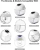 Wearable Breast Pump Replacement Parts Compatible with S32 Wearable Breast Pump/Lansinoh Discreet Duo Wearable Breast Pump 2