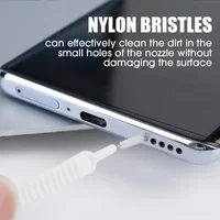 50/10pc Mini Shower Cleaning Brush Shower Head Anti-clogging Nylon Brush Computer Keyboard Cleaner Phone Hole Dust Cleaning Tool 2