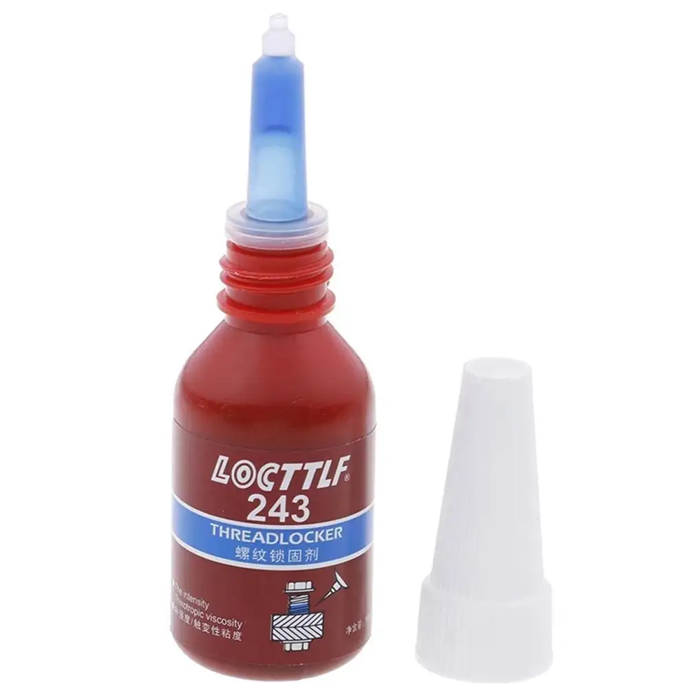 Anaerobic Glue Threadlocker Glue Liquid Glue 10ml Adhesive Wire Sealing Anti-Corrosion Thread Anti-Pressure Blue 242 Glue Anaerobic Screw Lock