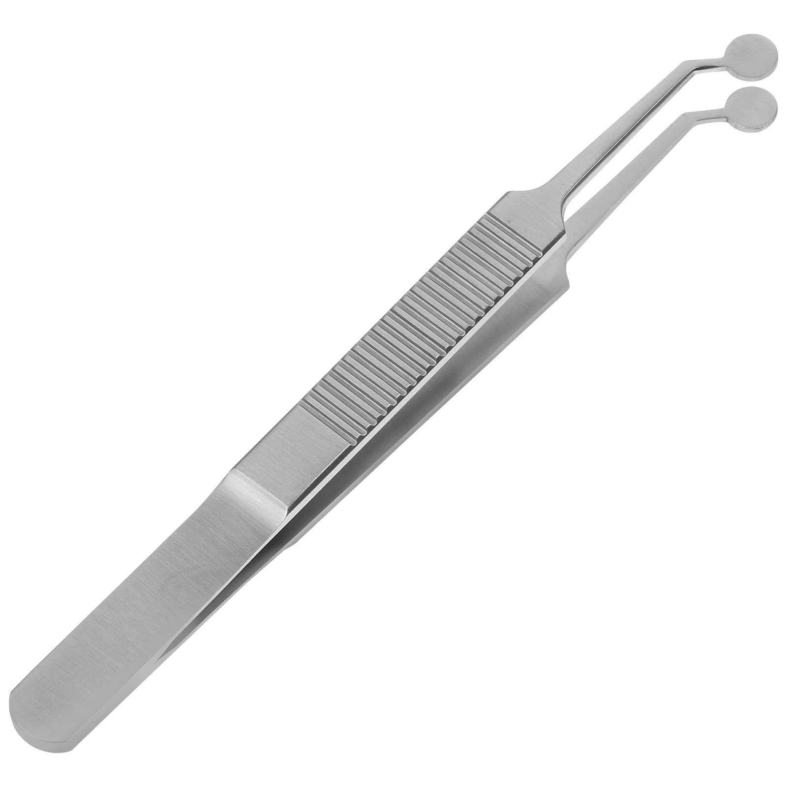 

Tweezers Lash Cluster Eyelid Massage Round Head Precision Forcep Stainless Steel