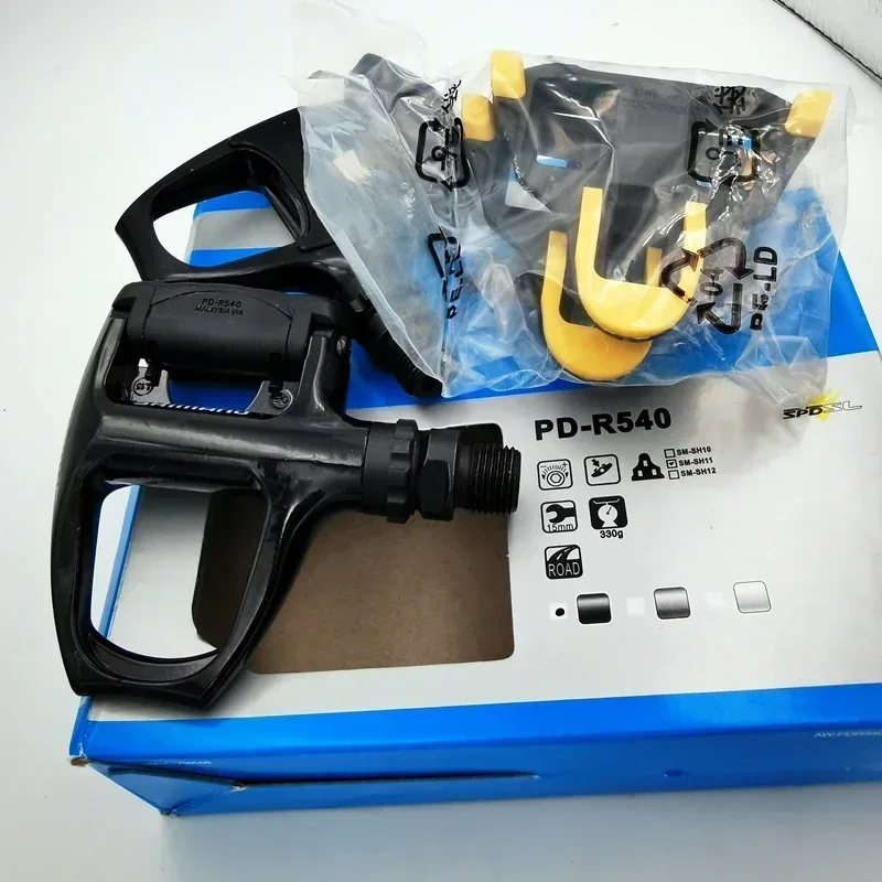 시마노 PD-R540 SPD-SL 셀프락킹 로드 자전거 페달 (SH11 클릿 포함..