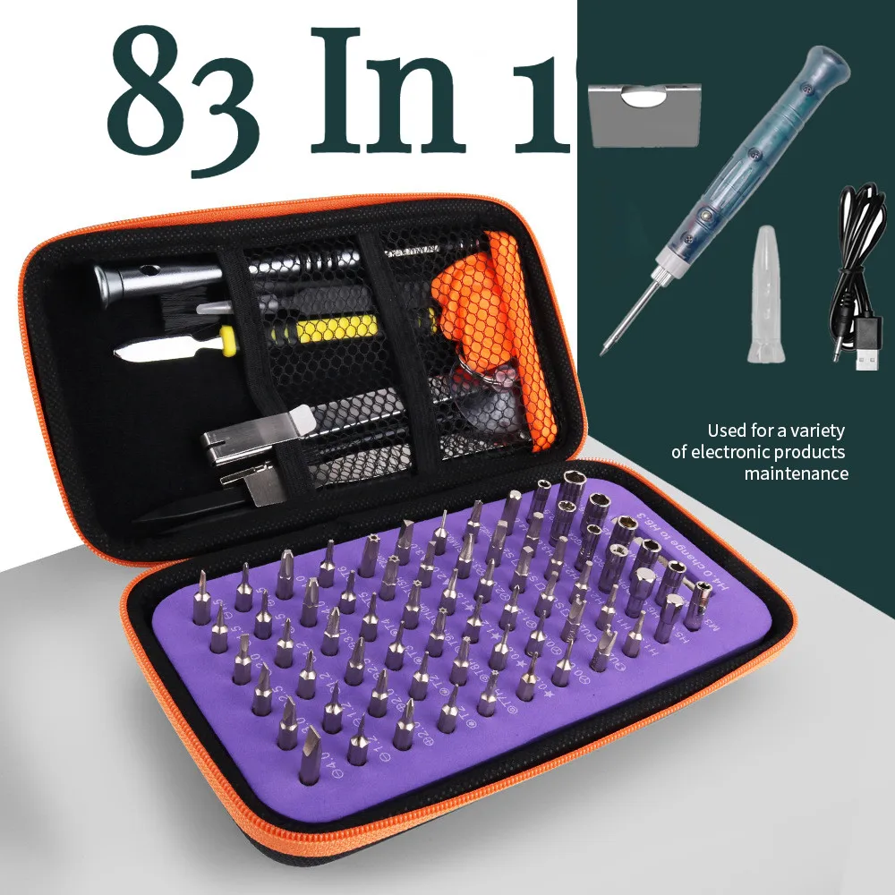 USB Electric Soldering Iron 5V Electric Soldering Iron Portable Screwdriver Multi-function Combination Set Maintenance Tool jcd portable 8 in 1 aluminum pen style screw driver multi tool precision mobile phone repair tool kit screwdriver set bits