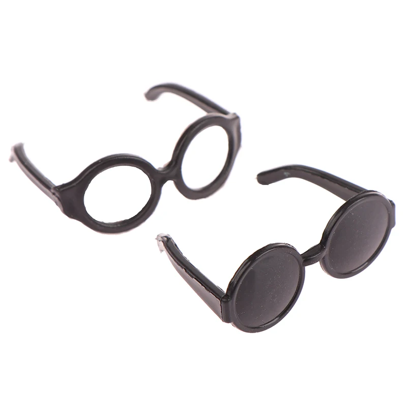 20Pcs Retro Metal Round Doll Glasses Frame Lensless Miniature Eyewear Great Collection Cool Eyeglasses For Blythe Doll Accessori