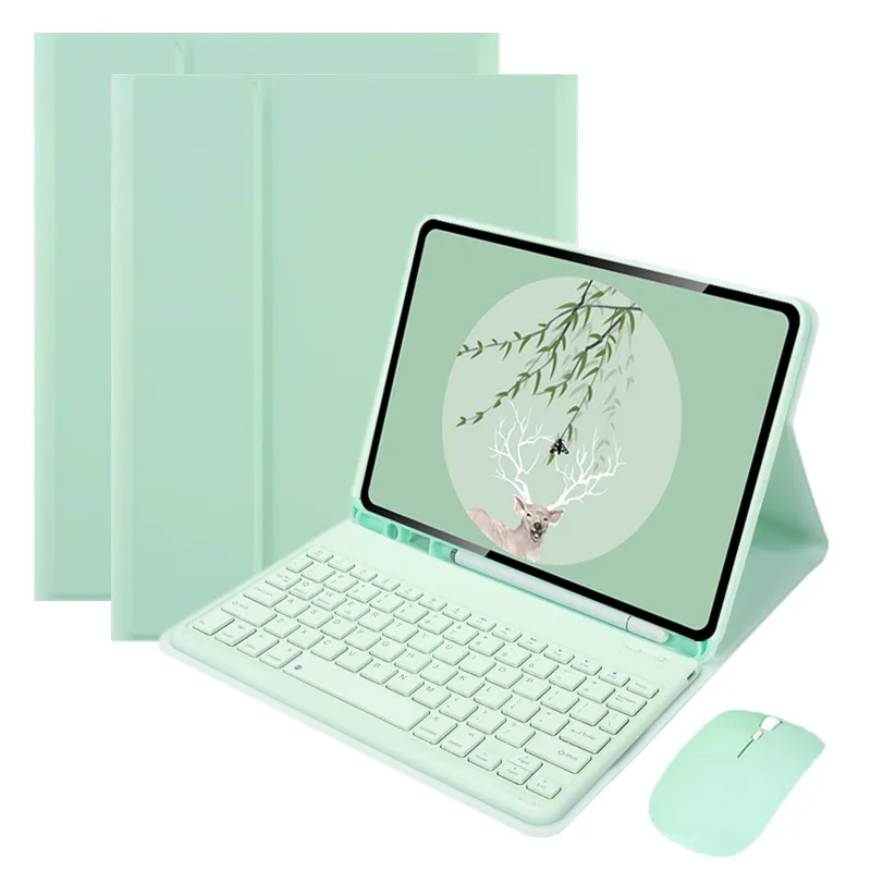 Capa de Teclado Magnético para Ipad Ipad Geração Espanhol Russo Coreano Hebraico Árabe 10 2023 20232023