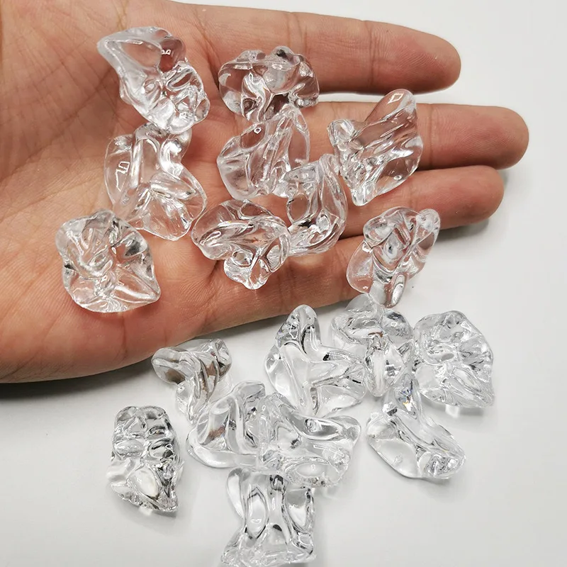 Irregular Shape Acrylic Ice Cubes Transparent Simulation DIY Desktop Decoration Photography Props