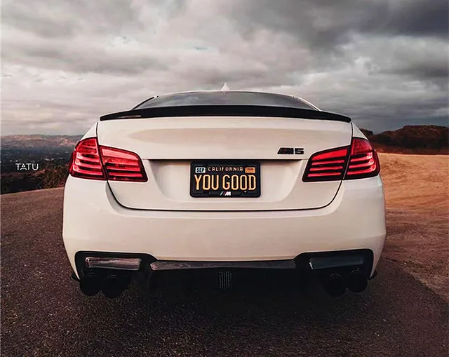 BMW 5シリーズ F10 F18 トランク AC風スポイラー カーボン ファイバー 1個 BMW F10 F18 トランク AC風スポイラー カーボン製 1個 BMW 5シリーズ