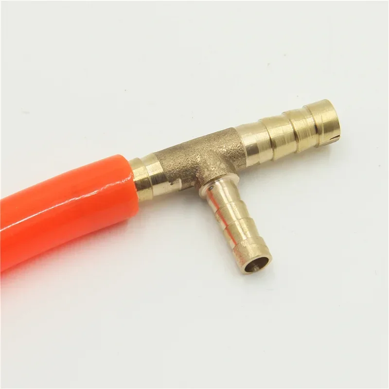Pipe fitting brass pagoda barb equal / variable diameter 3 Way T-type 4mm 5mm 6mm 8mm 10mm 12mm 14mm 16mm oil / water gas