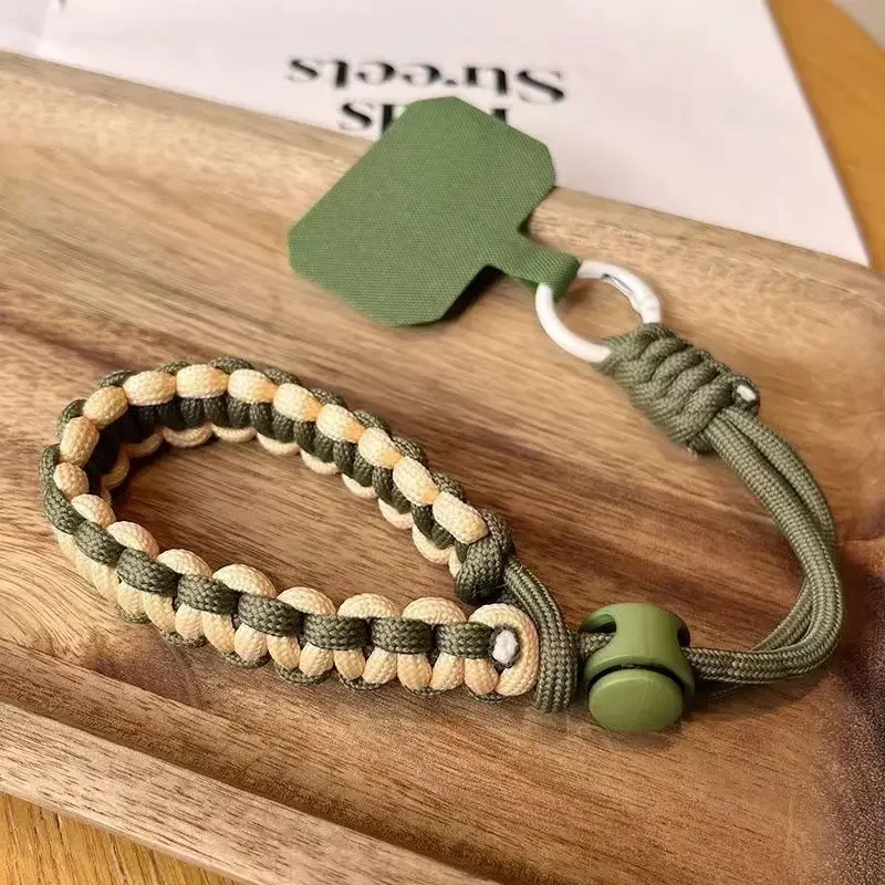 Chic Anti-Loss Mobile Wrist Strap with Fashionable Pendant