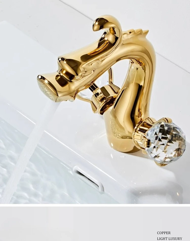 Torneira Para Banheiro de Bancada Dragon Luxury