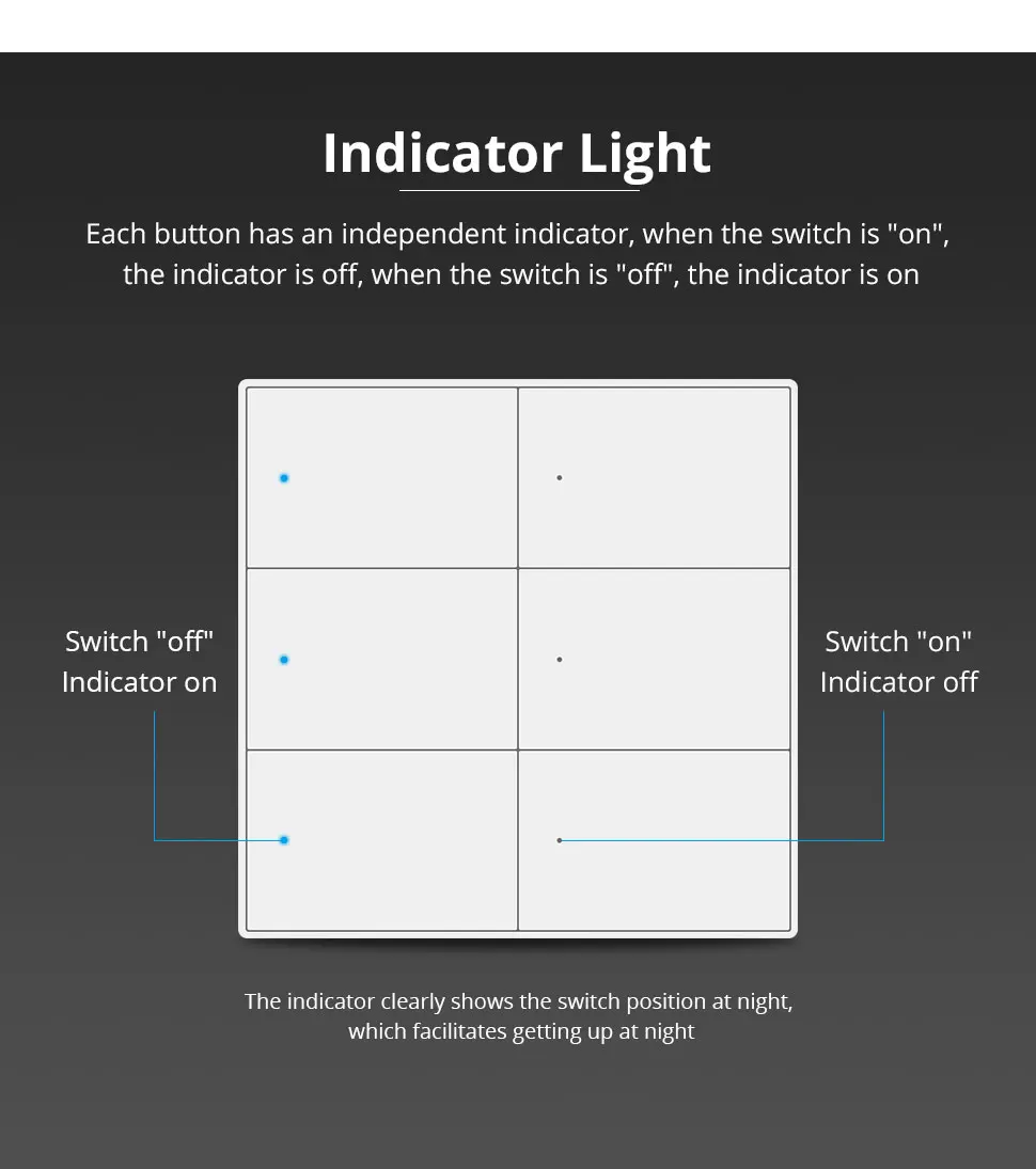 US AU Zigbee Wall Light Switch No Neutral With Neutral Works with Tuya Smartthin