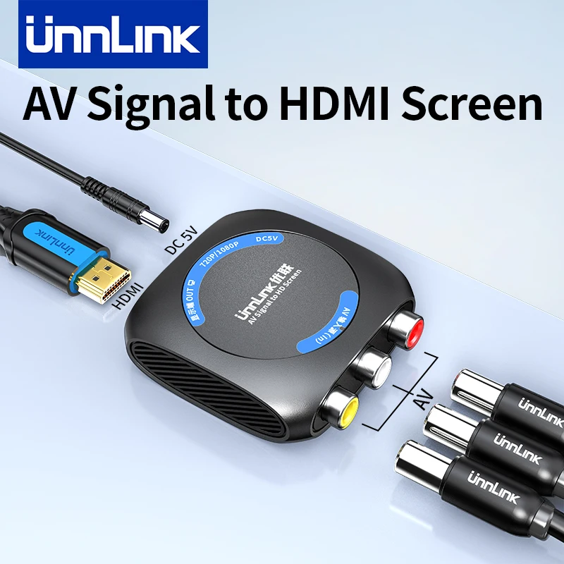 HD 1080P AV to HDMI Converter