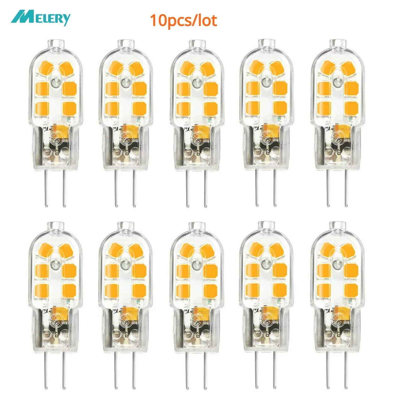 Lampadina A Led G4 Bi Pin Base Corn 20W Lampada Equivalente Alogena Dc12V/Ac220V Lampadina Bianca Calda 3000K [Classe Energetica A ++] Confezione Da 1