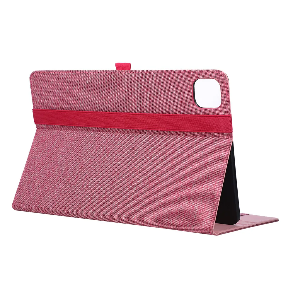 Enhanced Fabric Stand Shockproof Tablet Protective Cover with Straps