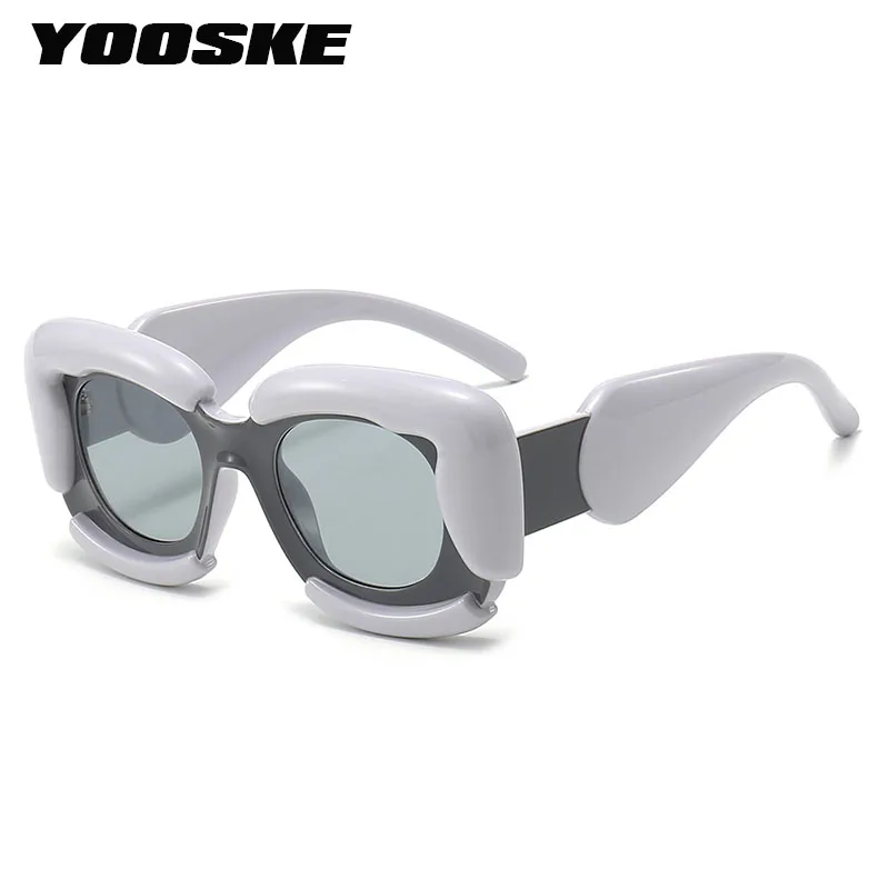 

Oulylan Square Oversized Sunglasses Women Personalized INS Popular Fashion Sunglass Men Anti Ultraviolet Goggles UV400