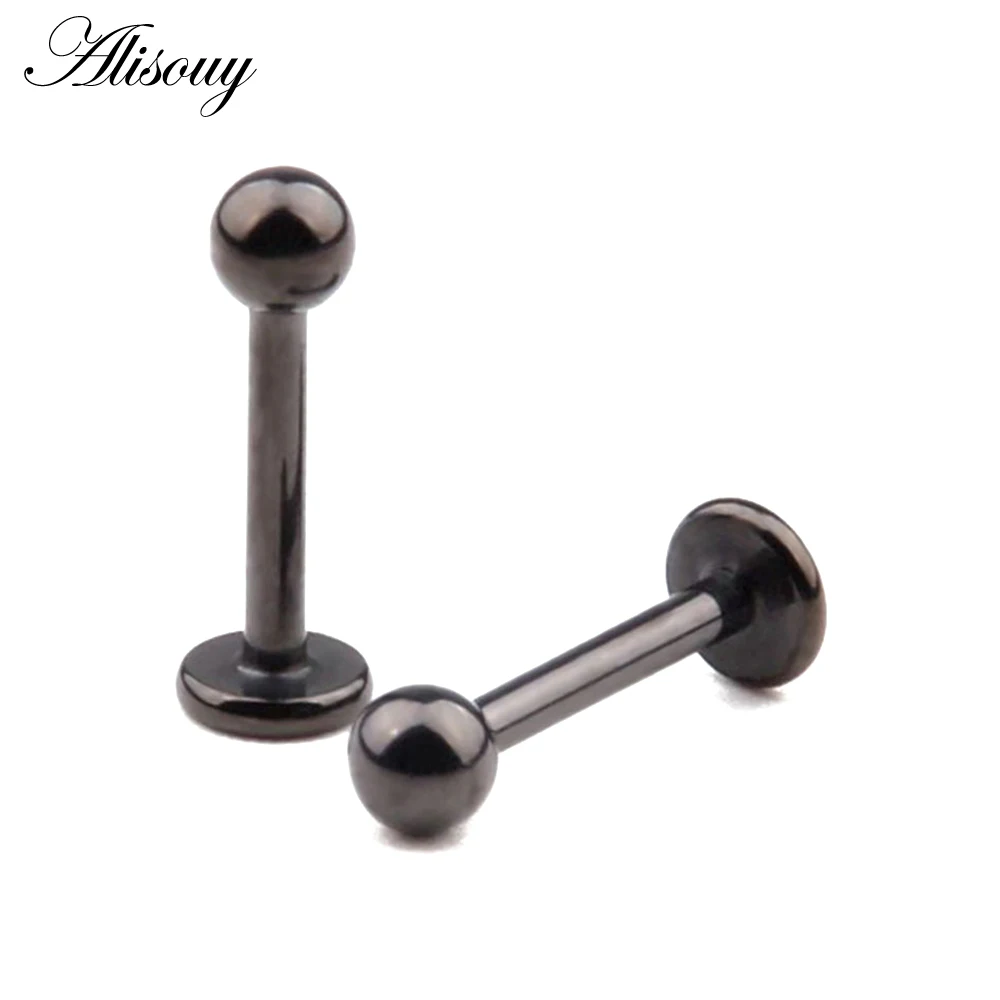 1PC 16G 20G Length 6mm Stainless Steel Gold Color Ball Lip Ring Labret Helix Tragus Ear Piercing Body Jewelry Women piercing jewelry body piercing jewelry body jewelry ear piercing jewelry body piercing earrings