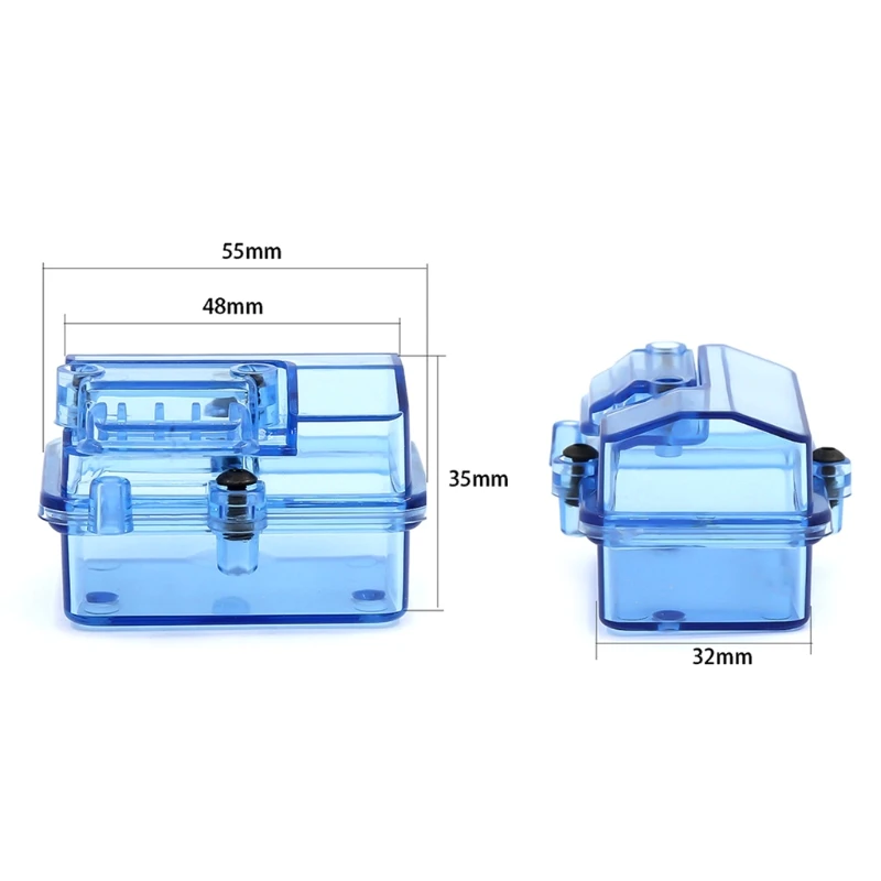 Boîtier récepteur ESC étanche transparent pour bateau RC Huanqi 727