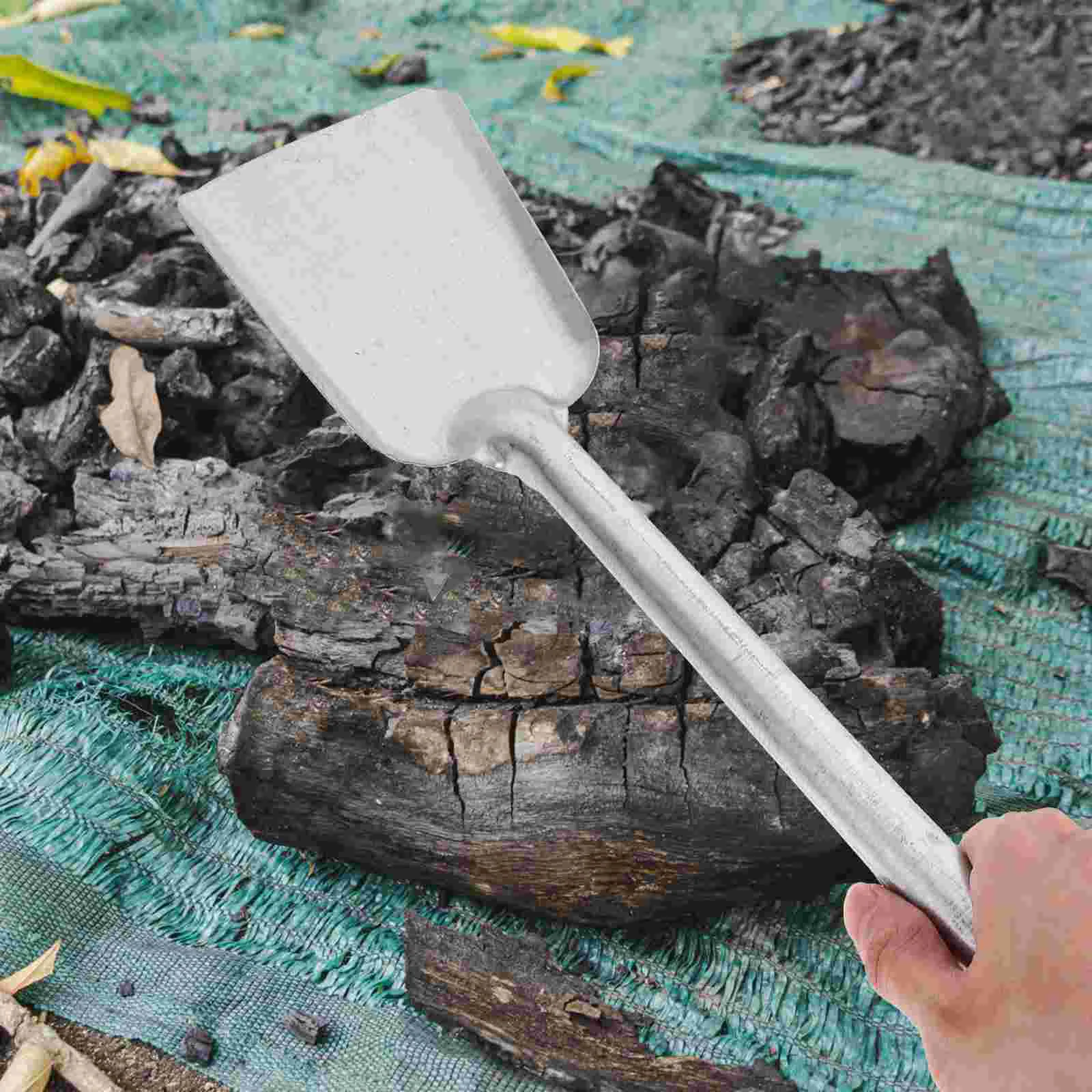 Long Handle Thickened Coal Shovel Fireplace Stove Tools Ash Scoop Home Heating Kitchen Equipment Lightweight Shovels