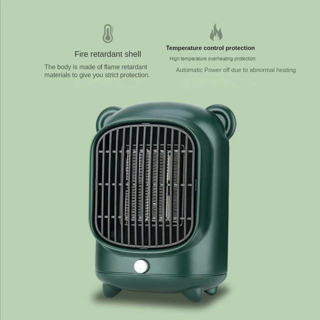 220 V - 110 -Os Fűtőfájl 500W Hordozható Praktikus Mini Fűtőberendezés Welctop Wear Ventilátor Ptc Kerámia Melegítők Háztartási Elektromos Fűtőberendezések - Image 2