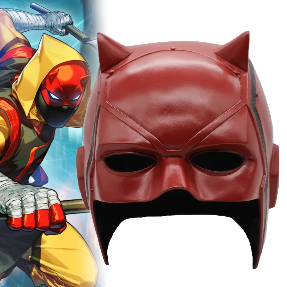 

Superhero Matt Murdock Devil Cosplay Mask Adult Unisex Halloween Helmet Carnival Party PVC Masks Costume Prop