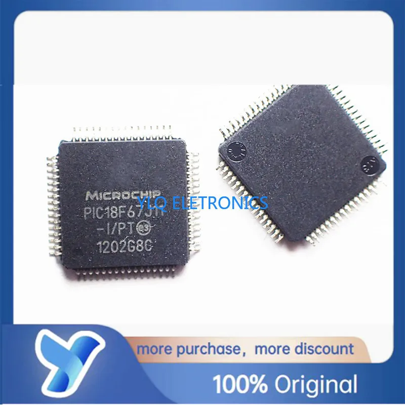 

Оригинальная новая Встроенная микросхема PIC18F67J11-I/PT TQFP64