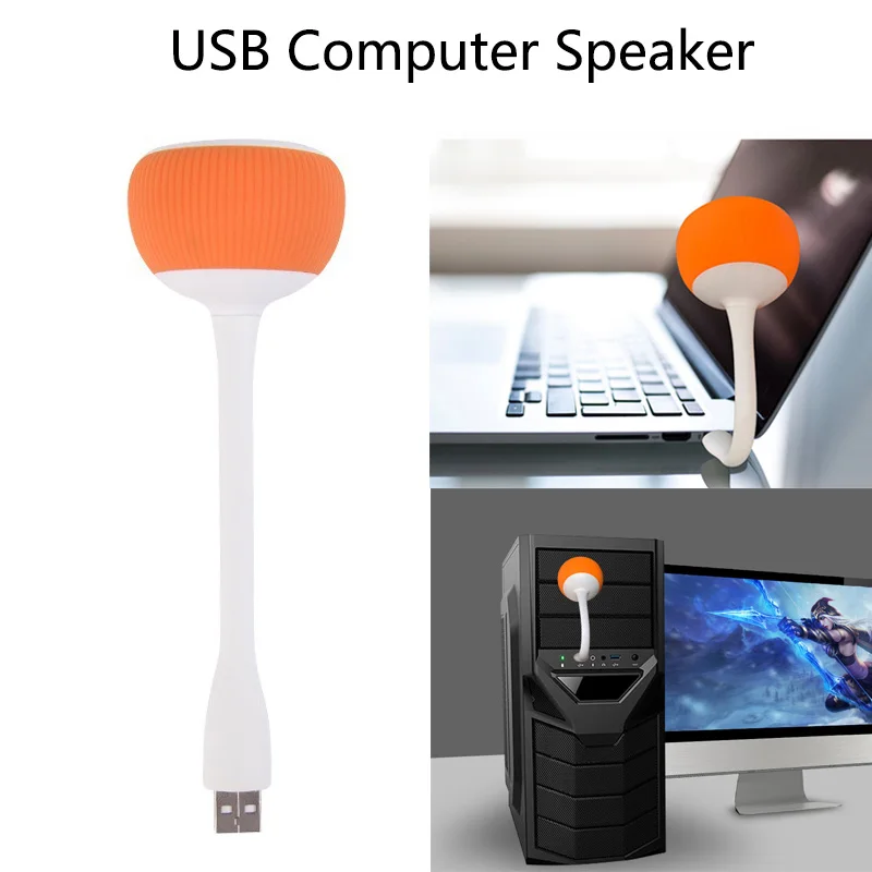미니 USB 컴퓨터 스피커 HIFI 서브우퍼 오디오 스피커 USB 전원 공급 음악 증폭기 노트북 컴퓨터용 라우드스피커
