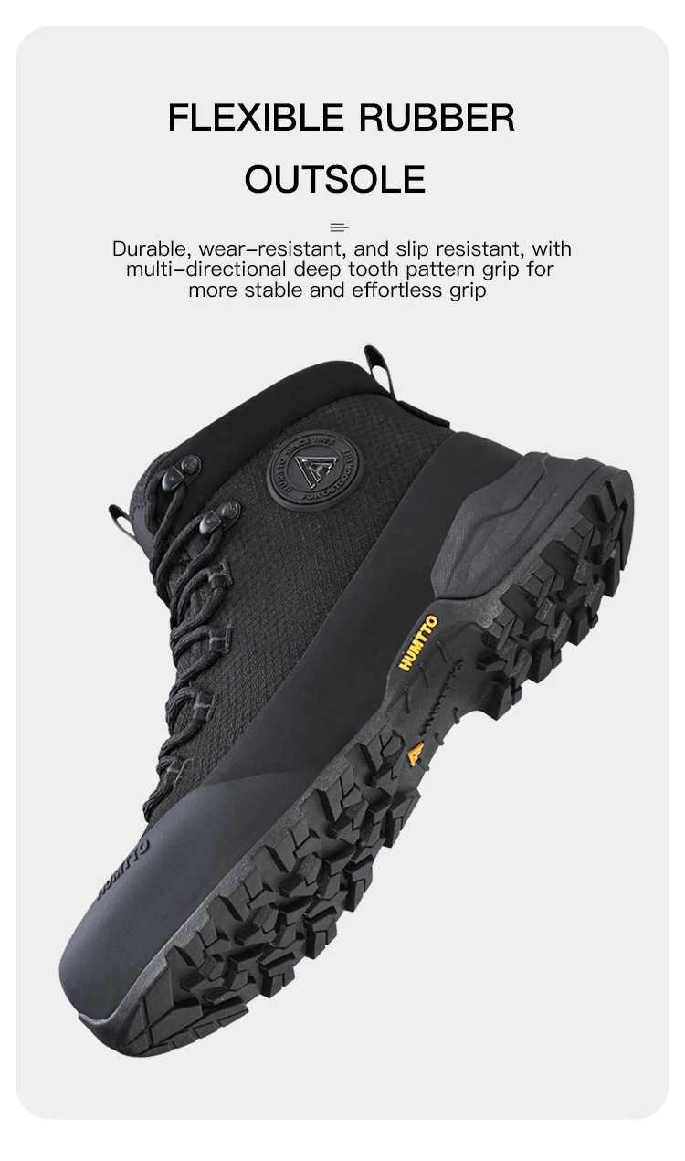 HUMTTO Wanderstiefel für Herren 2025, Winter, warm halten, Outdoor-Sneaker, Herren, luxuriöse Designer, atmungsaktive Kletter-Trekking-Schuhe für Herren – Detail 4