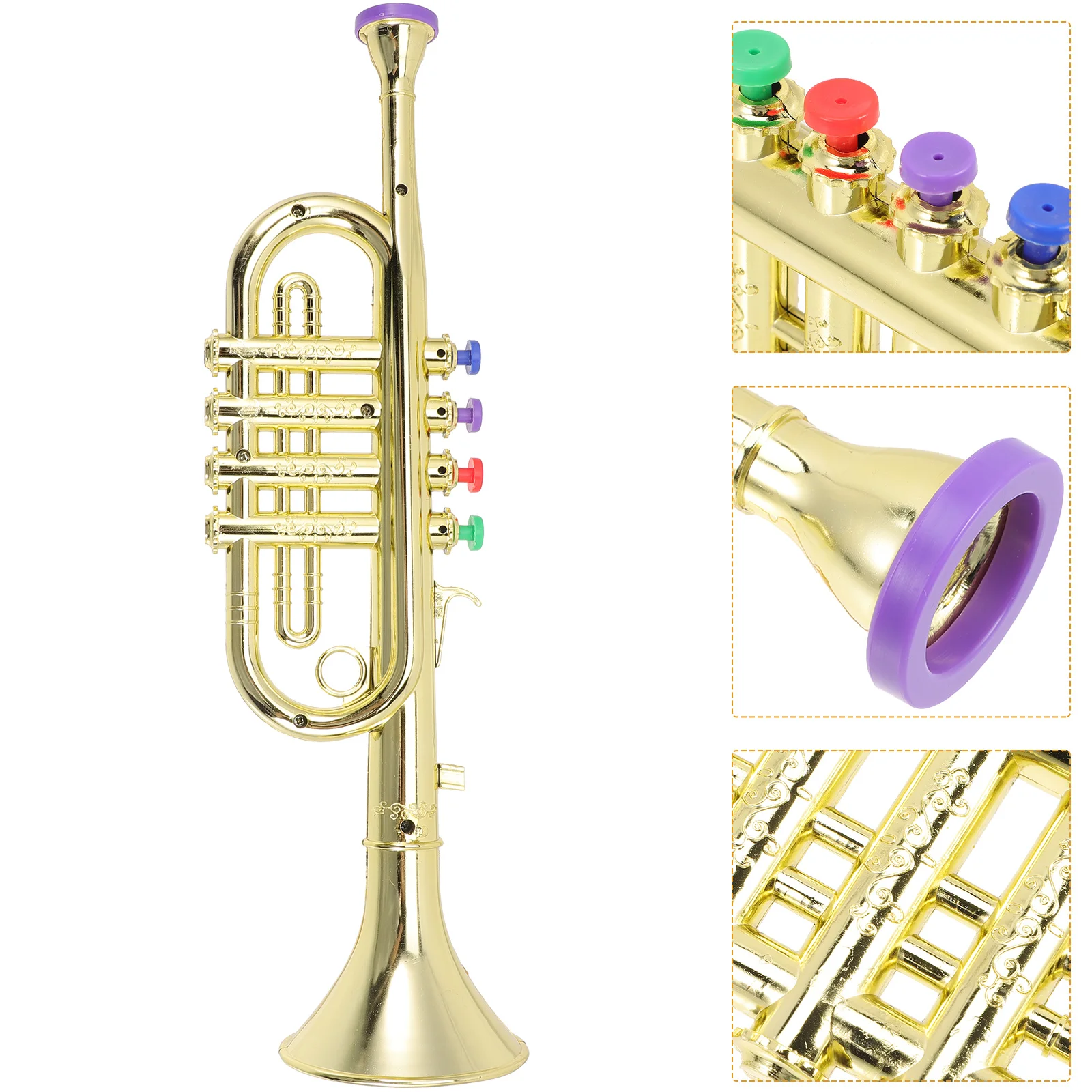 

Kids Trumpet Musical Instrument Toy Early Educational Children Plaything Stage Performance Prop Childrens Toys