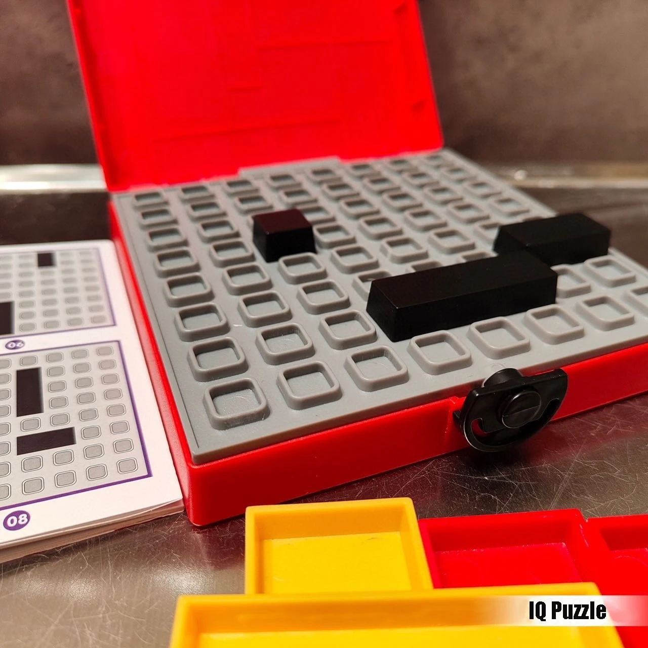 ANU 88 Challenges IQ Puzzle Building Block Cognitive Skills Brain Training Board Game Mondrian Blocks Educational Toys for Kids 3