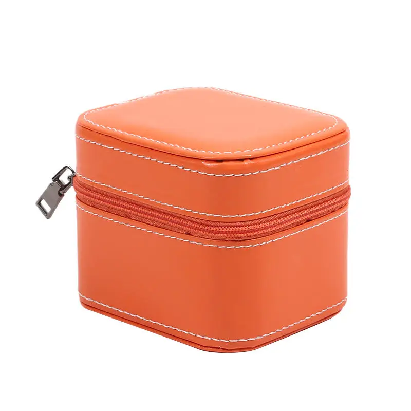 Travel Watch Case ⌚ Single Watch Case – Leather Watch Travel Case with Removable Cushio... - SKU TWC01106 - UGI Packaging