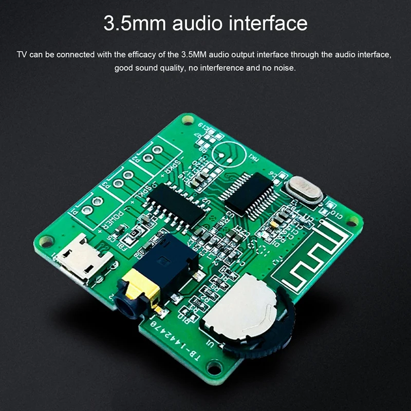 Stereo Bluetooth 3W 5W Power Amplifier Board PAM8406 Digital Power Amplifier Module DIY Bluetooth 5.0 Speaker