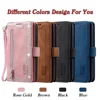 Flip Leather Case Coque For Samsung Galaxy A16 A36 A15 A25 A35 A55 A14 A24 A34 A54 A13 A23 A33 A53 A52 Zipper Wallet Card Cover 6