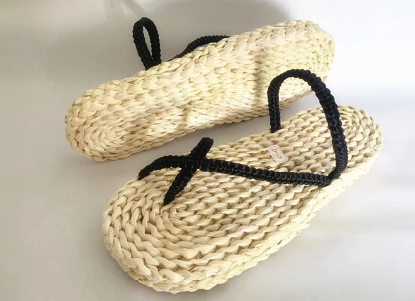 One Piece: Monkey D. Luffy | Brown Straw Sandals Cosplay Shoes 29 One Piece Monkey D Luffy Straw Sandals Cosplay Shoes
