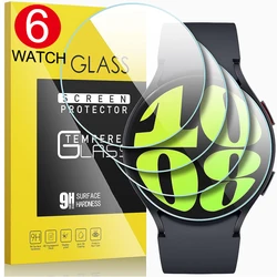 HD Clear Tempered Glass Screen Protector for Samsung Galaxy Watch 6 Classic - Available in Multiple Sizes (1 - 5 Pieces) (Watch 6 Classic 47mm)