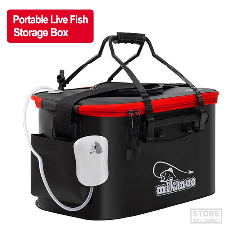 Shoulder Multifunction Fishing Bag Portable Fold Live Fish Storage