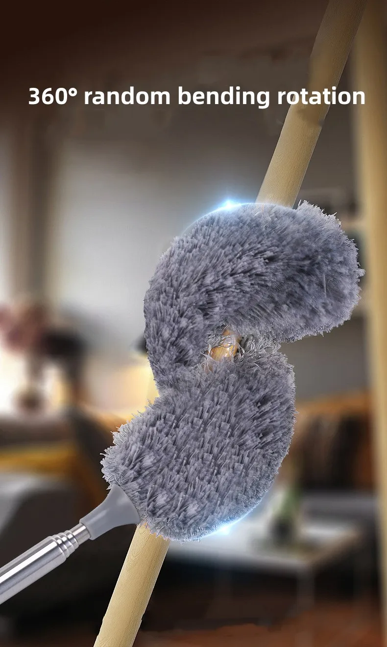 Osoba savija fleksibilnu dršku prašine